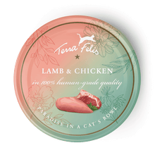Load image into Gallery viewer, TERRA FELIS Cat Finest Wet Food Mono Protein - Chicken &amp; Lamb 80g
