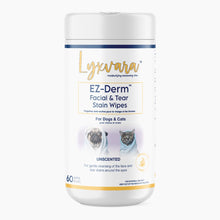 Load image into Gallery viewer, SWEDENCARE Lyxvara™ EZ-Derm Facial &amp; Tear Stain Wipes for Dogs &amp; Cats
