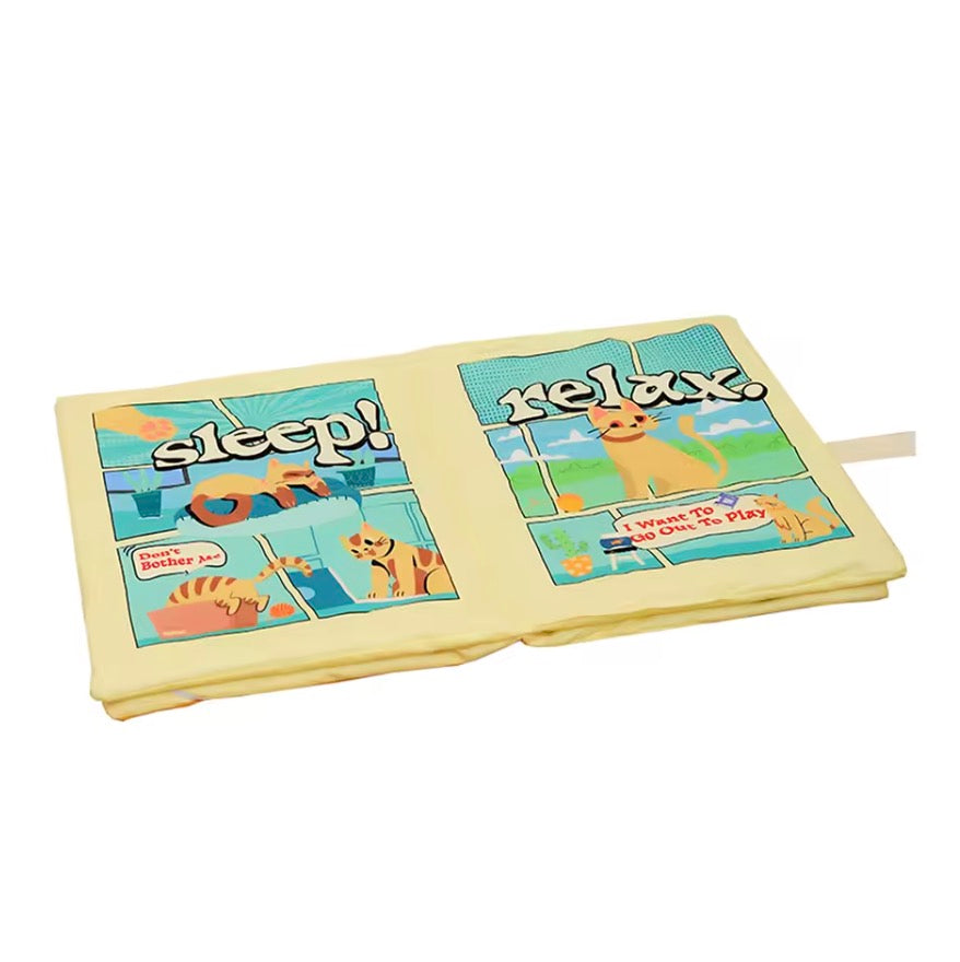 Pet Comic Book Mat Folded Pet Bed