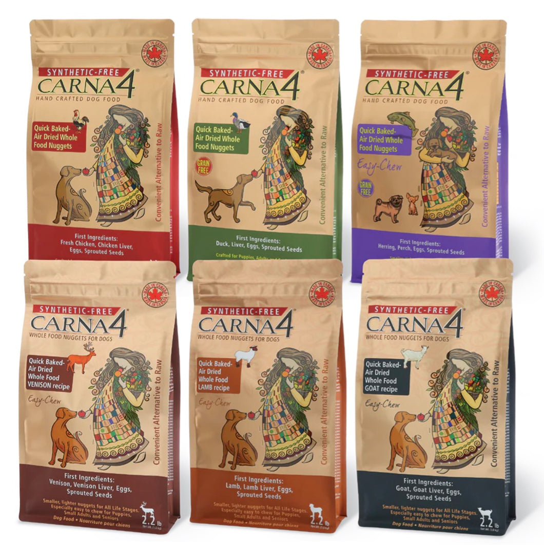 CARNA4 Dog Food - Quick Baked Air Dried Nuggets