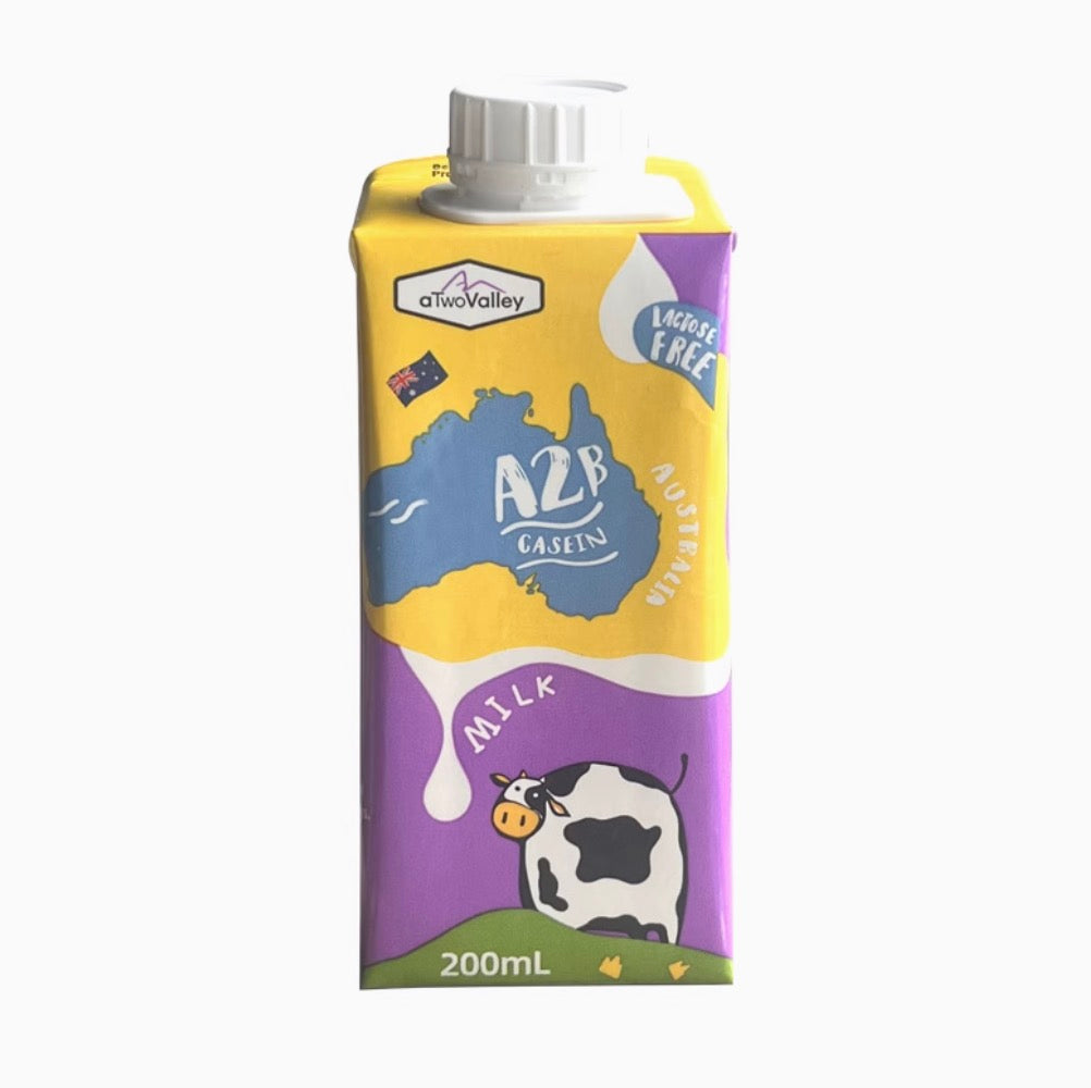 ATWOVALLEY A2β Lactose Free Pet Milk 200ml Australian Made