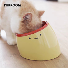 Load image into Gallery viewer, PURROOM Ceramic Pudding Pet Food Bowl
