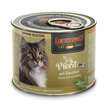 Load image into Gallery viewer, LEONARDO Superior Selection Cat Wet Food - Horse with Courgettes【NEW】
