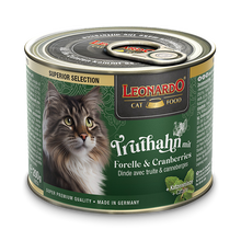 Load image into Gallery viewer, LEONARDO Superior Selection Cat Wet Food - Turkey with Trout &amp; Cranberries【NEW】
