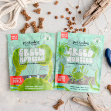 Load image into Gallery viewer, POLKADOG Green Monstah Crunchy Bits for Dogs &amp; Cats
