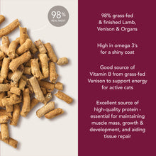 Load image into Gallery viewer, FELINE NATURAL Lamb &amp; Venison Feast Raw Freeze Dried for Cats - 100g/320g
