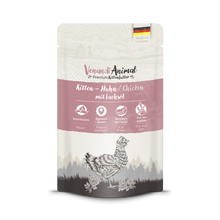 Load image into Gallery viewer, VENANDI ANIMAL Premium Katzenfutter als Mono-Protein 125g - Kitten Chicken with Salmon Oil
