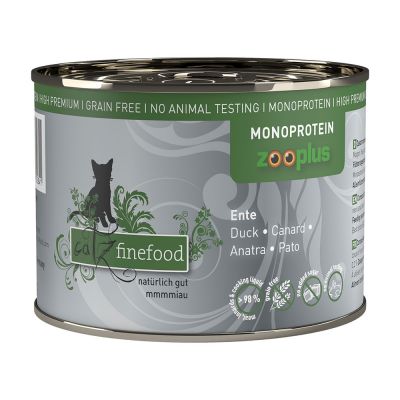 CATZ FINEFOOD x ZOOPLUS Monoprotein Cat Wet Food - Duck