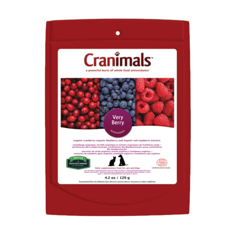 CRANIMALS Very Berry Antioxidant Pet Supplement 120g/4.2oz