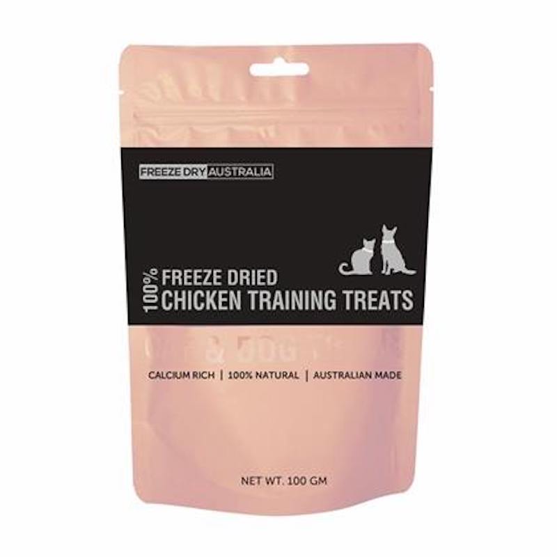 FREEZE DRY AUSTRALIA FDA Freeze-dried Chicken Training Treats 100g /2025