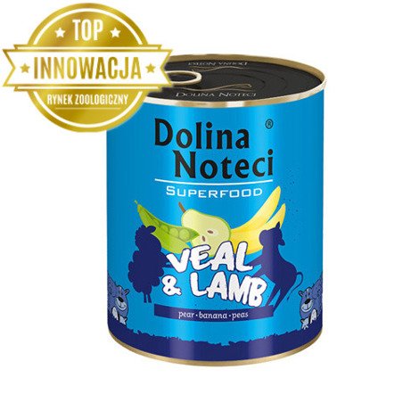 DOLINA NOTECI Superfood Can for Dogs - Veal & Lamb