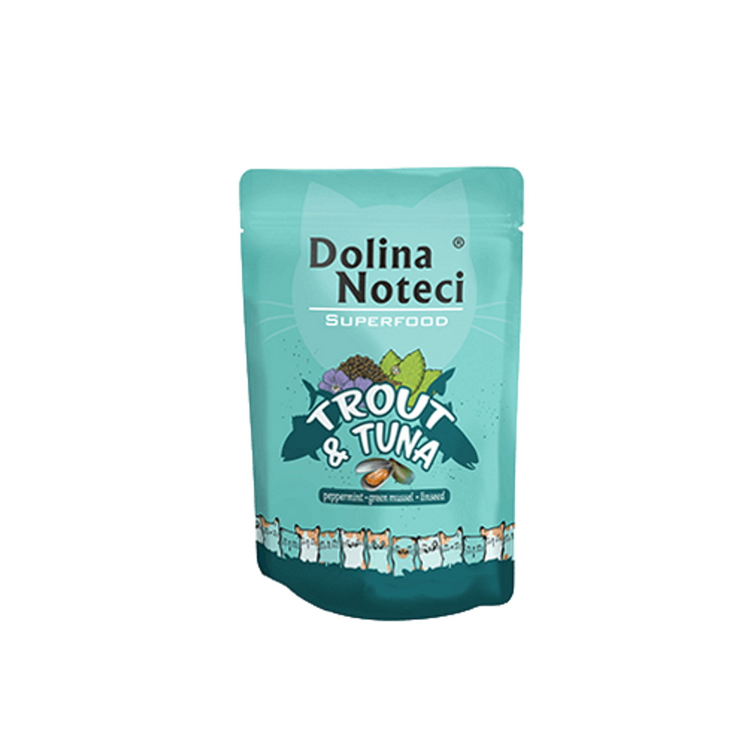 DOLINA NOTECI Superfood Pouch for Cats - Trout & Tuna
