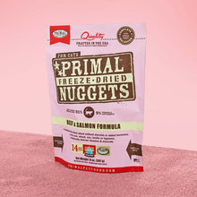 Load image into Gallery viewer, PRIMAL Cat Raw Freeze-dried Nuggets - Beef &amp; Salmon
