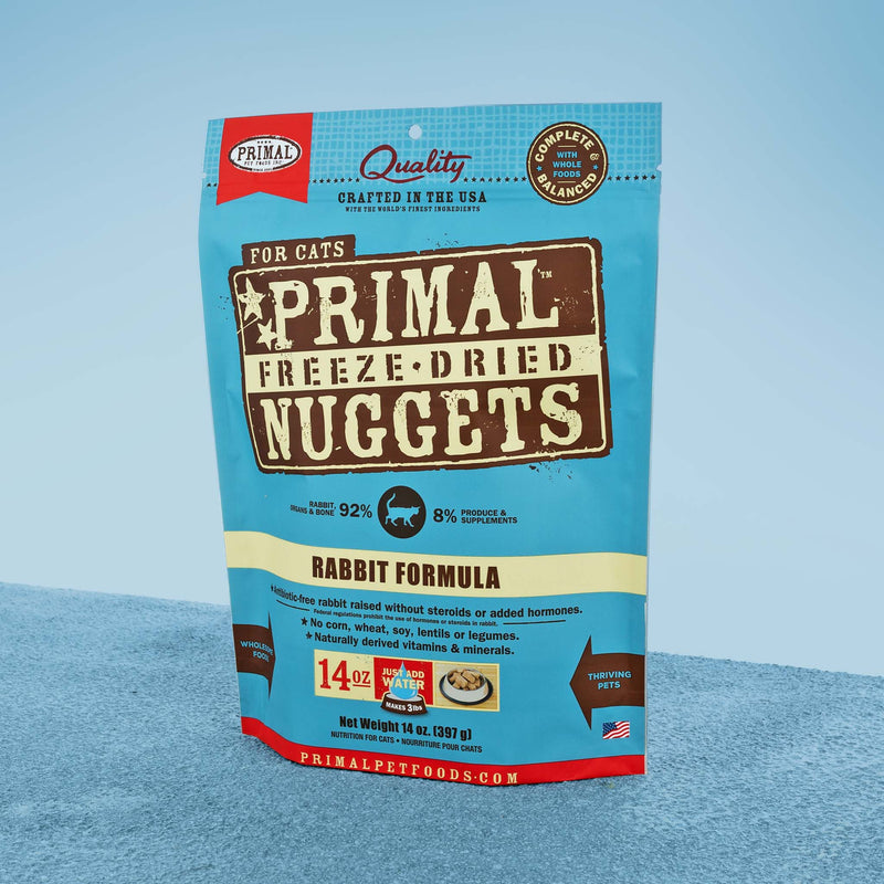 PRIMAL Cat Raw Freeze-dried Nuggets - Rabbit 03/26/24
