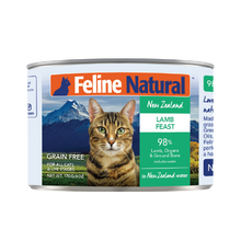 Load image into Gallery viewer, FELINE NATURAL Lamb Feast Can for Cats
