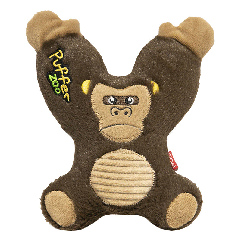 GIGWI Squeaky Dog Toy - Hanging Gorilla