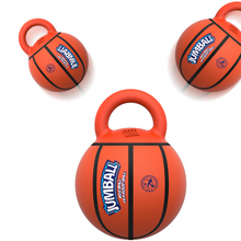 Load image into Gallery viewer, GIGWI Jumball with Rubber Handle - Basketball

