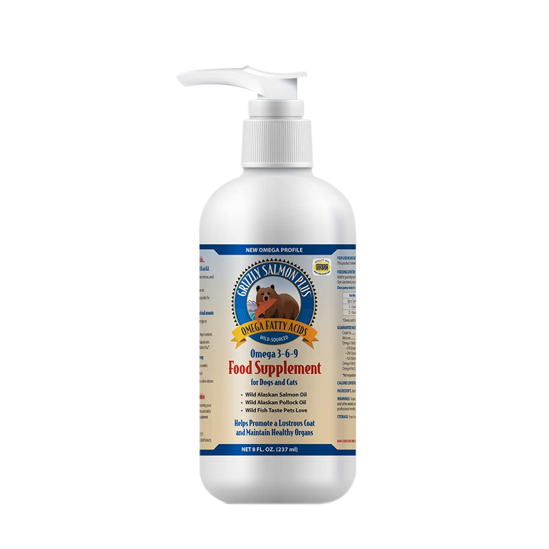 GRIZZLY Salmon Oil Plus for Dogs & Cats
