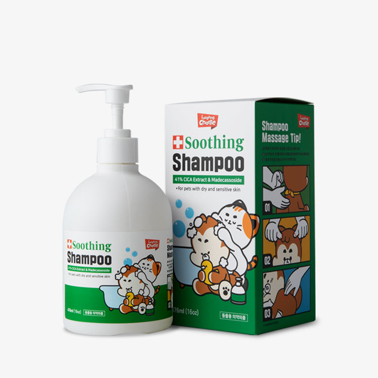 【2024.04.02】LAUGHING CHARLIE Soothing Shampoo 16oz【2024.04.02】