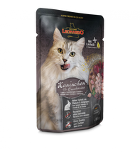 Load image into Gallery viewer, LEONARDO Wet Food Pouch for Cats - Rabbit with Cranberries
