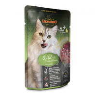 Load image into Gallery viewer, LEONARDO Wet Food Pouch for Cats - Venison with Blueberries

