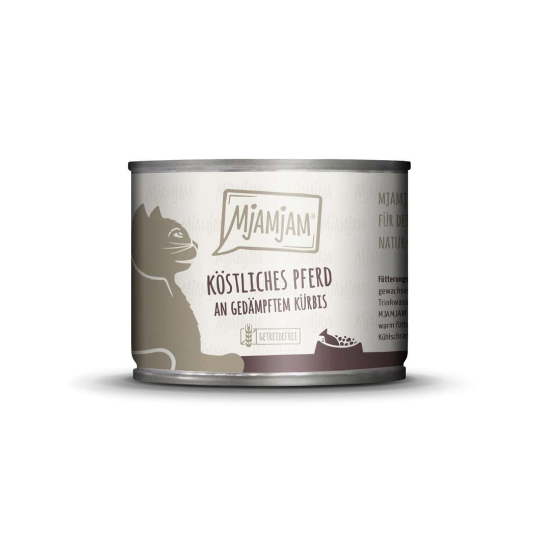 MJAMJAM Cat Wet Canned Food-Horse on steamed pumpkin