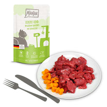 Load image into Gallery viewer, MJAMJAM Cat Wet Food Pouch - Delicious Beef on Pumpkin
