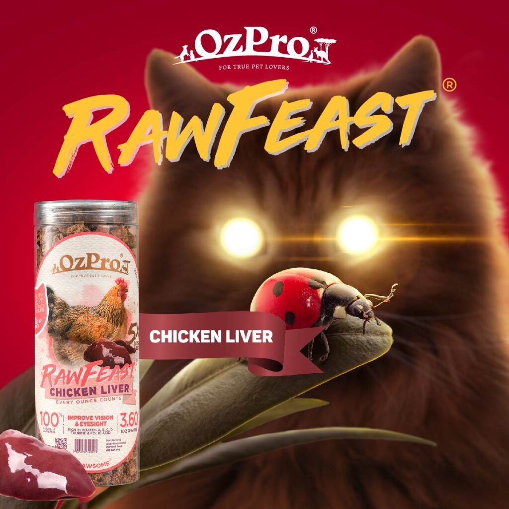 OZPRO Rawfeast Booster Freeze-dried Treats - Chicken Liver