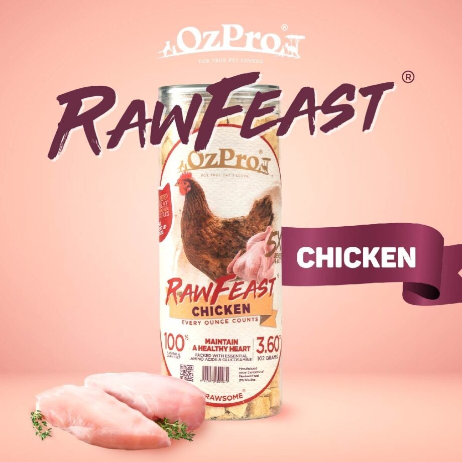 OZPRO Rawfeast Booster Freeze-dried Treats - Chicken
