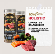 Load image into Gallery viewer, OZPRO Rawfeast Holistic Freeze-dried Food - Beef &amp; Salmon / 2023.02

