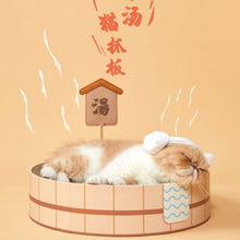 Load image into Gallery viewer, PURLAB Hot Spring Cat Scratching Board Sleep Bed
