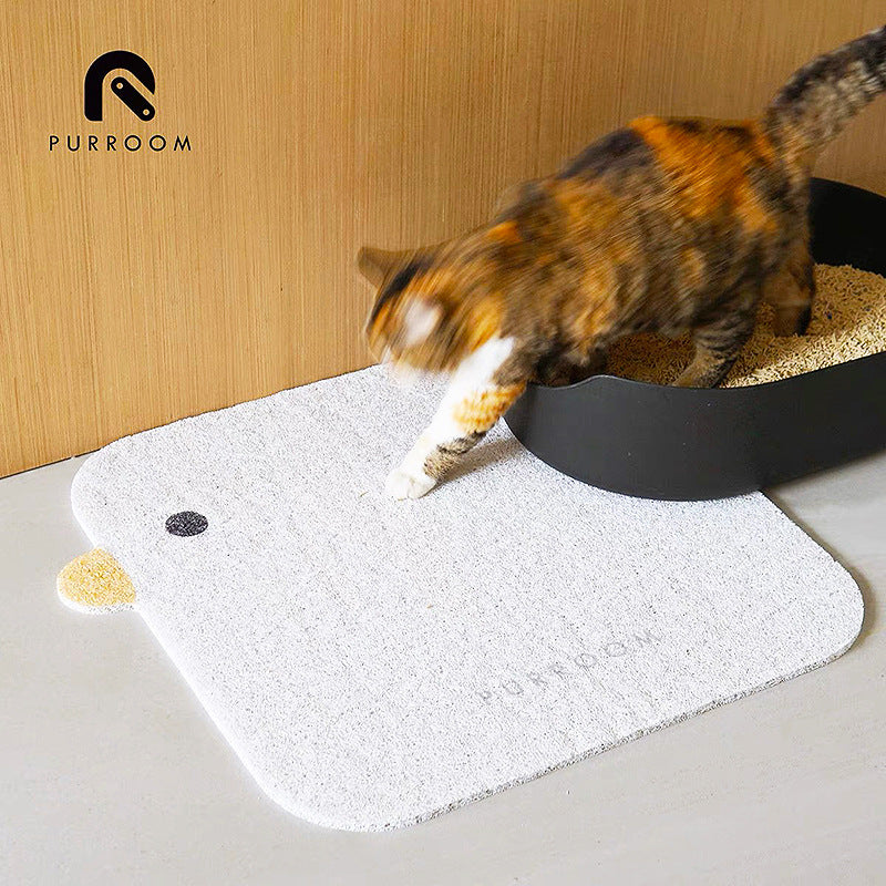 PURROOM Little Chick Cat Litter Mat