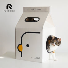 Load image into Gallery viewer, PURROOM Milk Carton Box Cat Scratchboard
