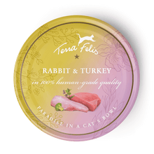 Load image into Gallery viewer, TERRA FELIS Cat Finest Wet Food Multi Protein - Rabbit &amp; Turkey 80g
