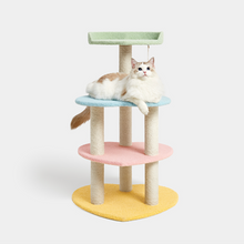 Load image into Gallery viewer, VETRESKA Heart Shaped Color Palette Cat Tree 1
