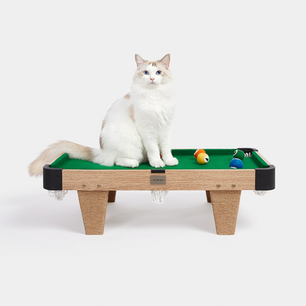 VETRESKA Meownooker Cat Toy Set / Billiards Pool Table