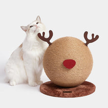 Load image into Gallery viewer, VETRESKA Reindeer Cat Scratcher Ball
