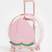 Load image into Gallery viewer, VETRESKA Bubble Luggage Pink Peach
