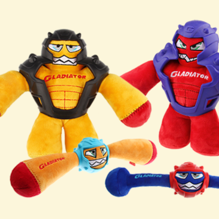 GIGWI Gladiator Squeaky Dog Toy